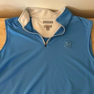 Peter Millar 1/4 zip vest size medium